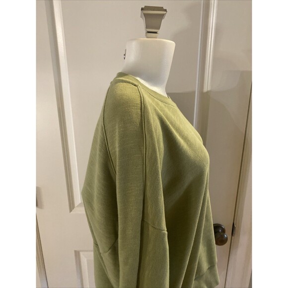 Sweaty Betty Sweatshirt Green Crewneck Pullover Athleisure Lounge Active Size XL - Picture 6 of 13